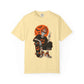 Retro Skater Skeleton Halloween Unisex Garment-Dyed T-shirt image