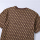 FD Diagonal FF Logo T Shirt in Brown - 78 - fd0000078 image 5