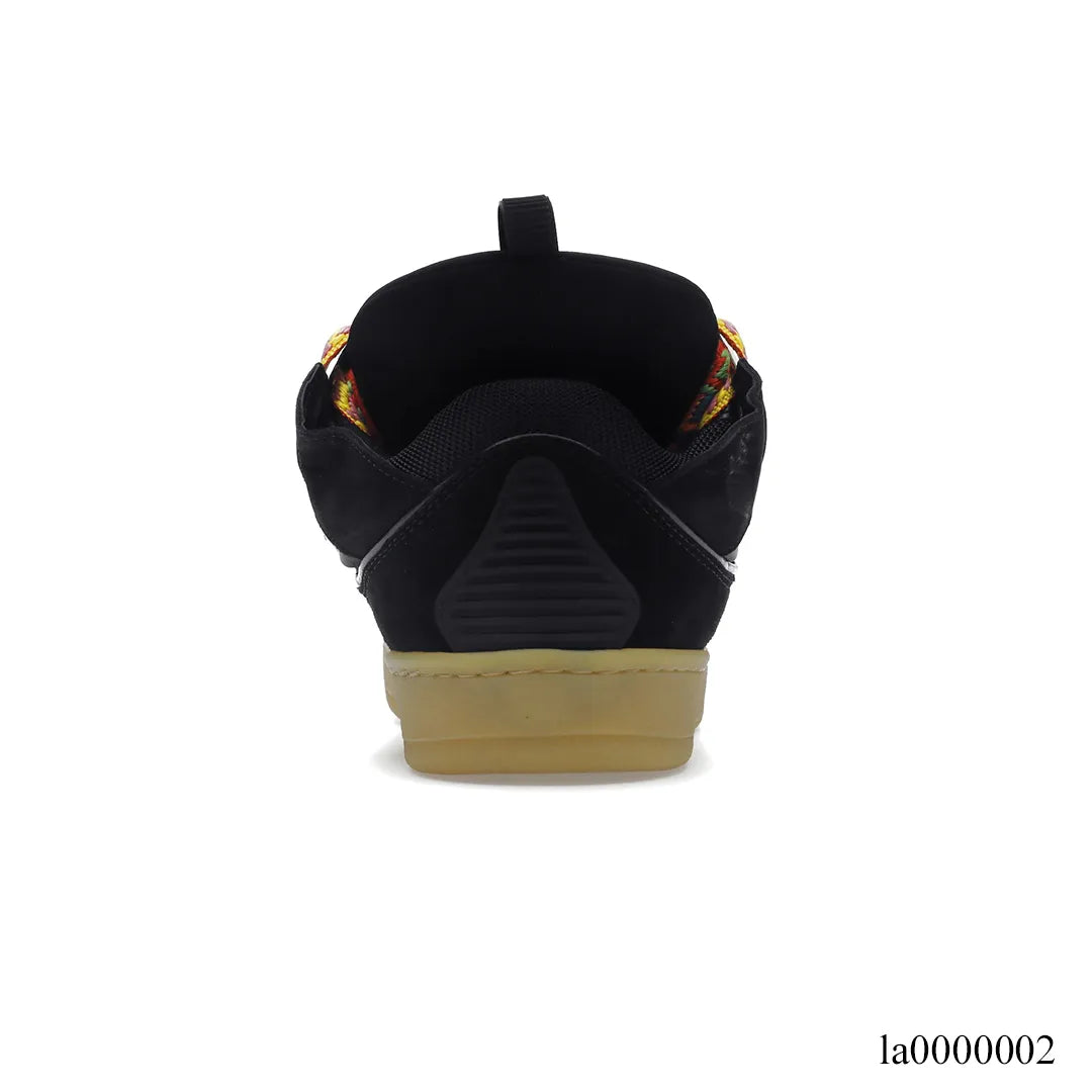 Lanvin Leather Curb Black Shoes Sneakers - la0000002 image 3