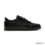 Travis Scott x AJ 1 Low Black Phantom Shoes Sneakers - nk0002354 image 0