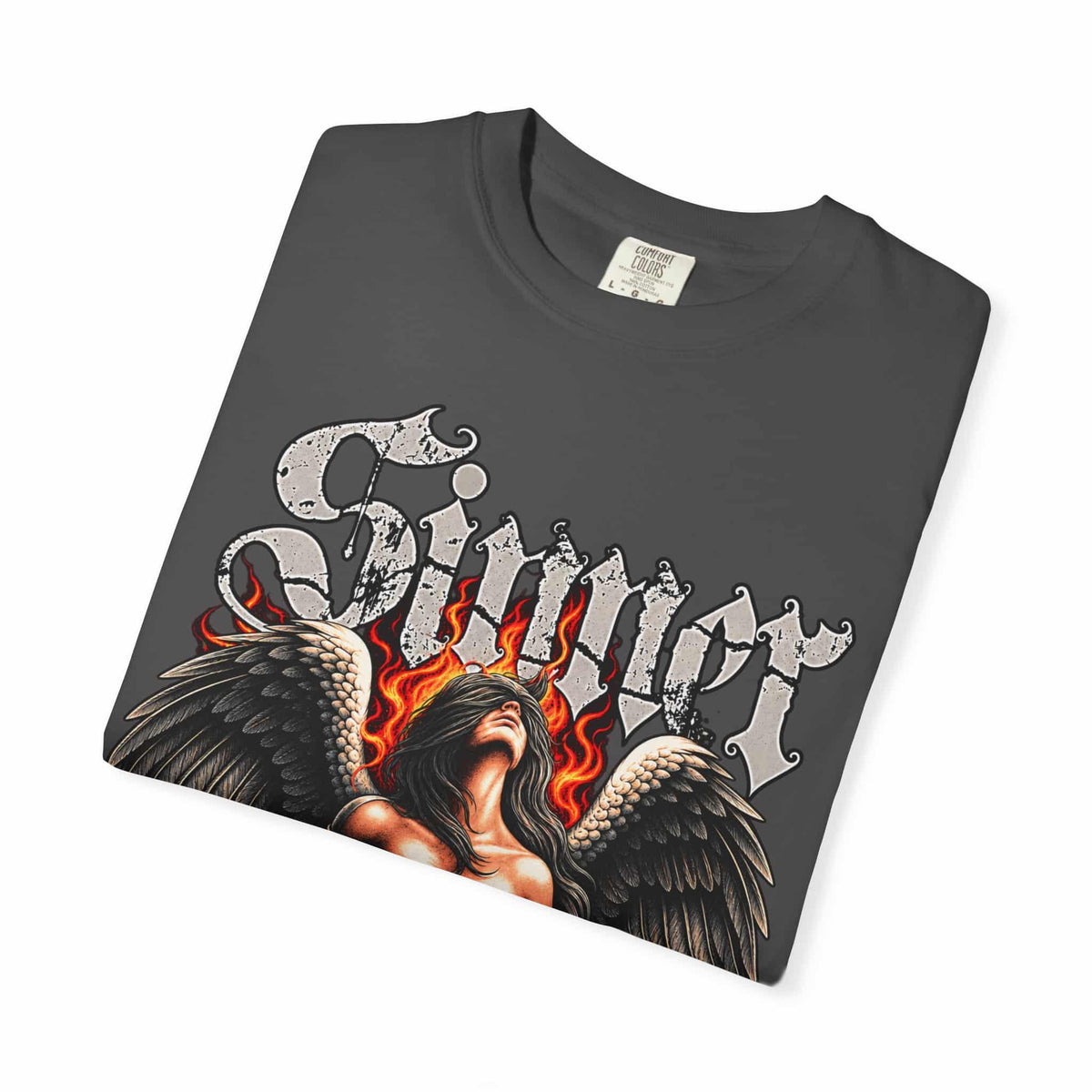 Sinner’s Flame Unisex Garment-Dyed T-shirt image 79