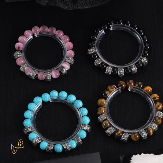 CH Cross Flower Ball Bracelet  - CH0075 image 2