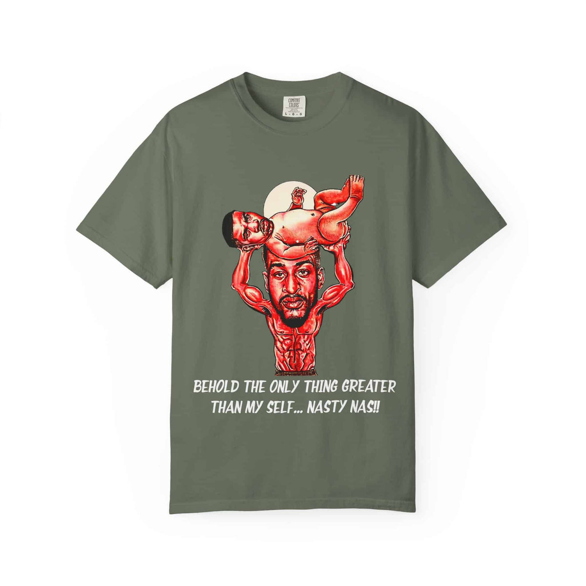 Nas The Last Word Unisex Garment-Dyed T-shirt image