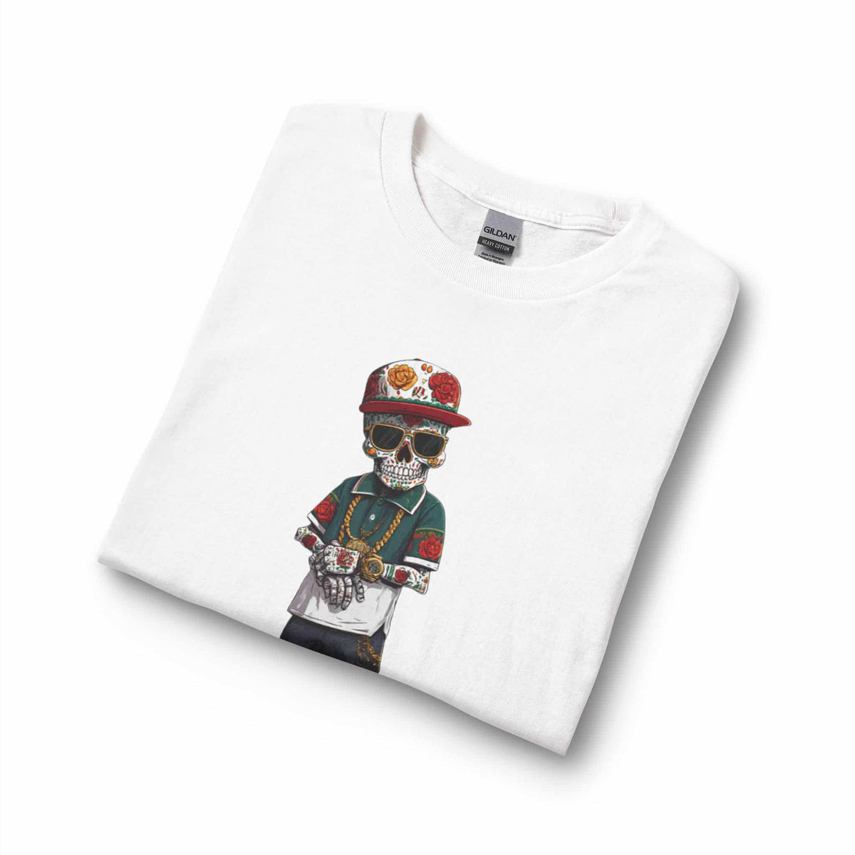 Skull Luxury Long Sleeve T-Shirt image 6