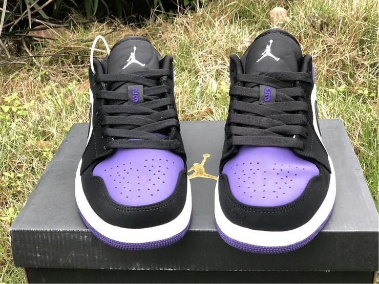 AJ 1 Low Court Purple (GS) Shoes Sneakers - nk0000731 image 20
