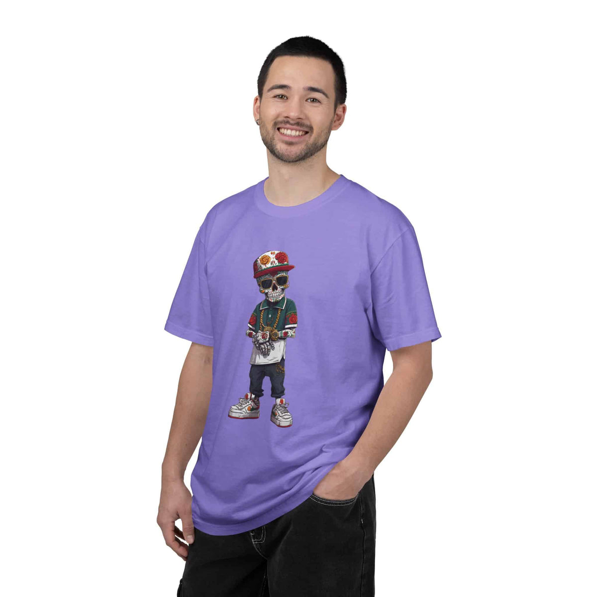 Skull Luxury Unisex Garment-Dyed T-shirt image 46