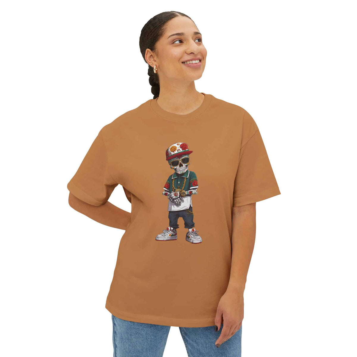 Skull Luxury Unisex Oversized Boxy Tee image 17