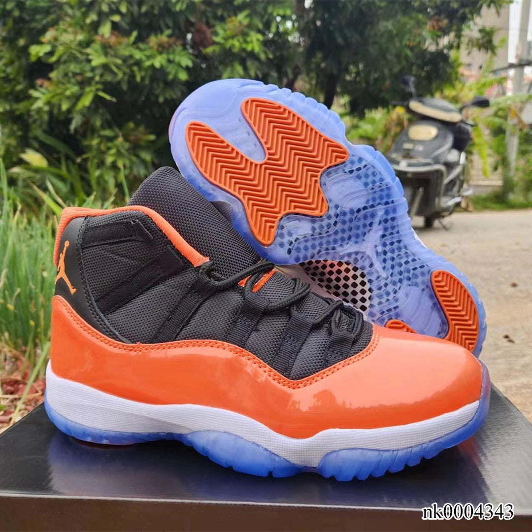 AJ 11 Black Orange Shoes Sneakers - nk0004343 image 4