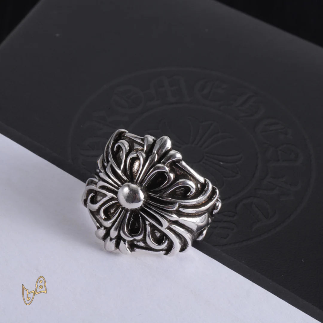 CH Cross Flower Ring - CH0091 image 2