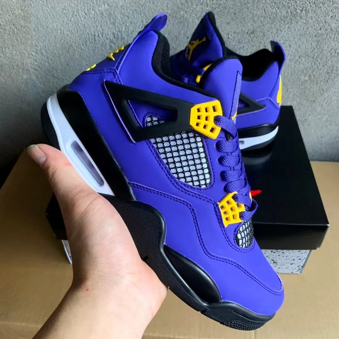 AJ 4 Imperial Purple Shoes Sneakers - nk0004548 image 2