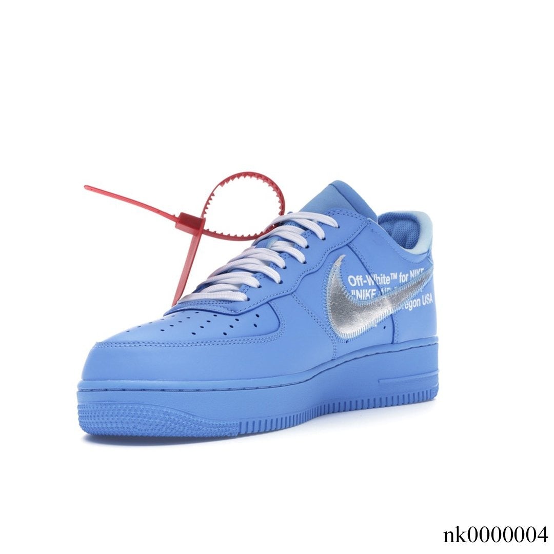 AF 1 Low OW MCA University Blue Shoes Sneakers - nk0000004 image 3