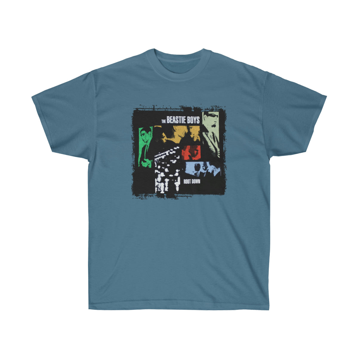 The Beasite Boys Root Down Men T-Shirt - Indigo Blue, M image