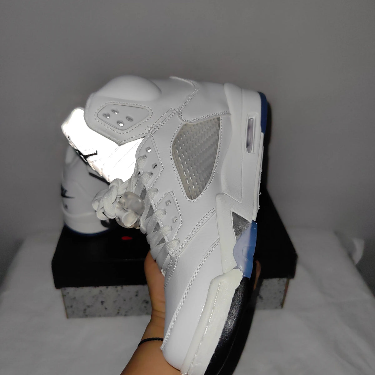 AJ 5 White Metallic (2026) Shoes Sneakers - nk0004576 image 3