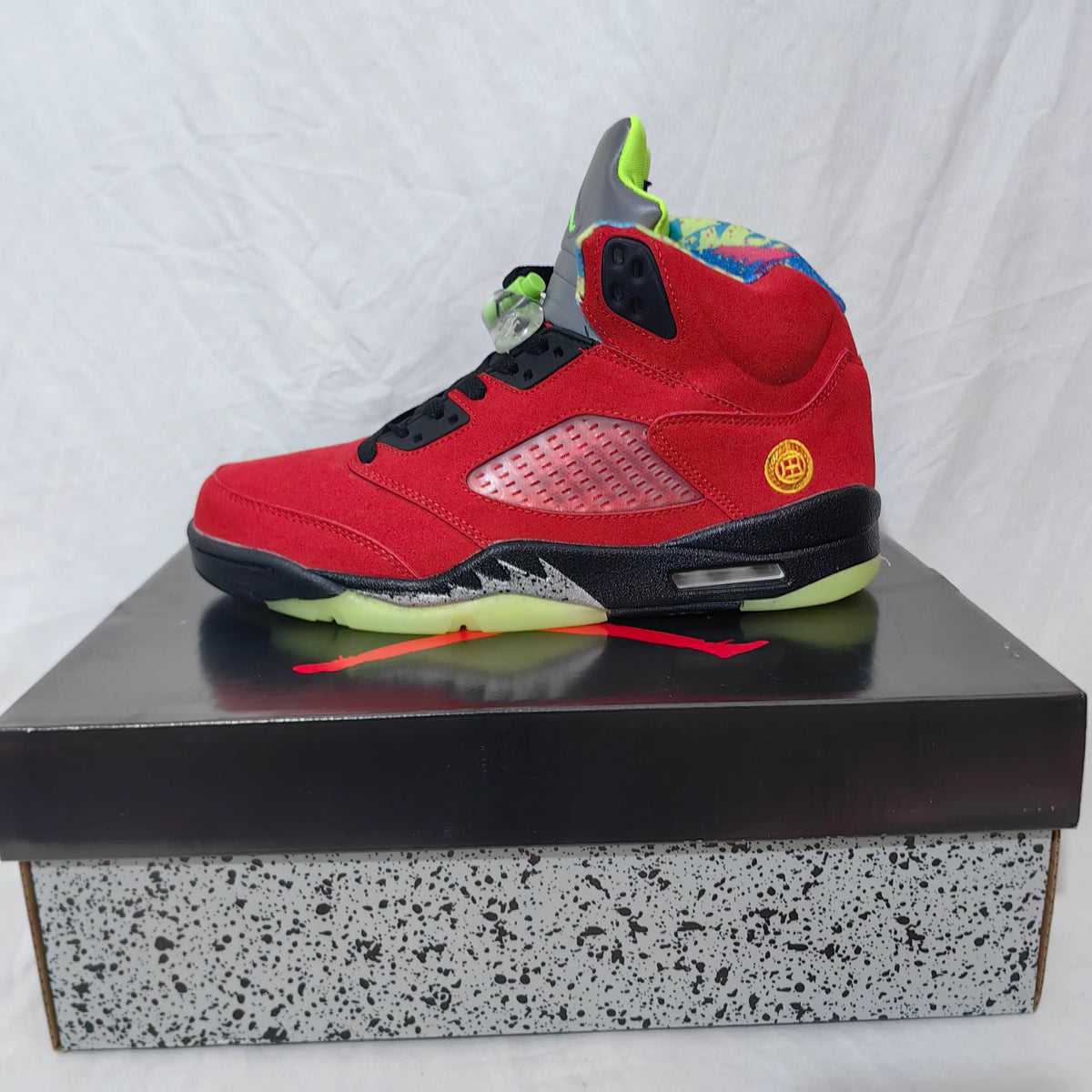 AJ 5 Retro SE What The Shoes Sneakers - nk0005158 image 8