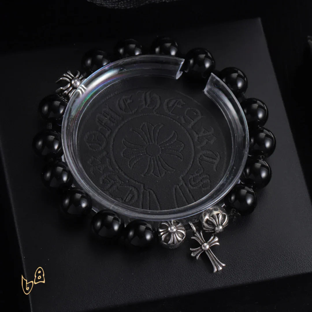 CH Cross Flower Ball Bracelet - CH0076 image 4