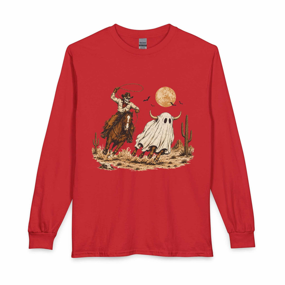 Halloween Cowboy Long Sleeve T-Shirt image