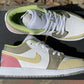 AJ 1 Low Pastel Grind Vivid Green Shoes Sneakers - nk0001987 image 3