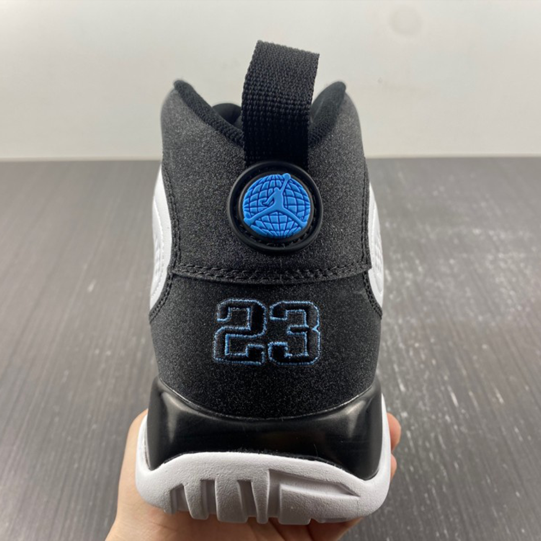 AJ 9 Black University Blue Shoes Sneakers - nk0000819 image 8