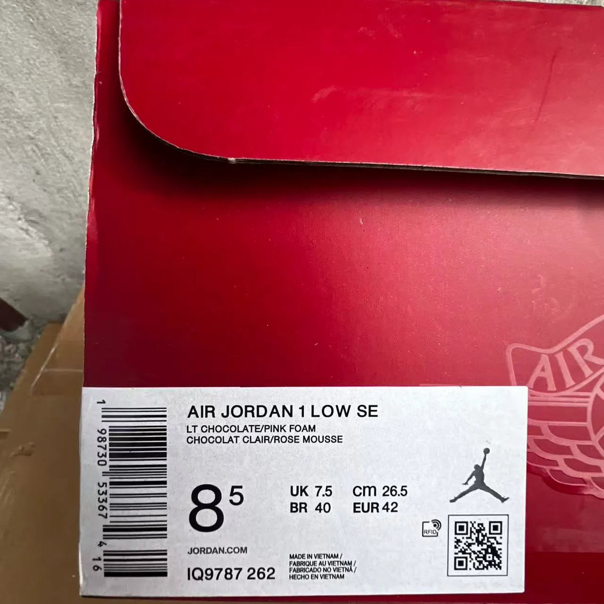 AJ 1 Low 'Chocolate Valentine's Day' Shoes Sneakers – nk0004944 image 15
