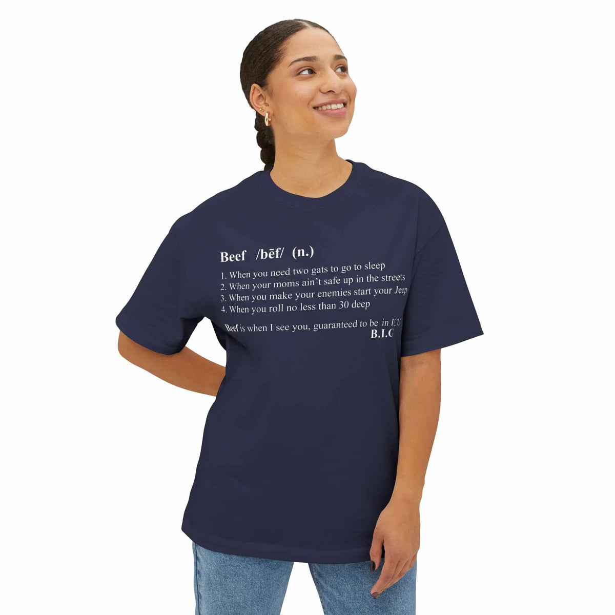 Beef Definition Unisex Oversized Boxy Tee image 31