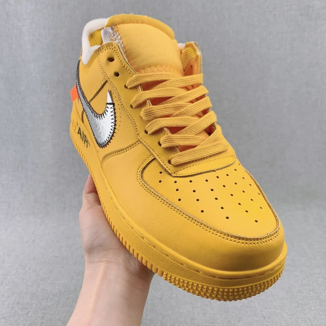 AF 1 Low OW ICA University Gold Shoes Sneakers - nk0005026 image 2