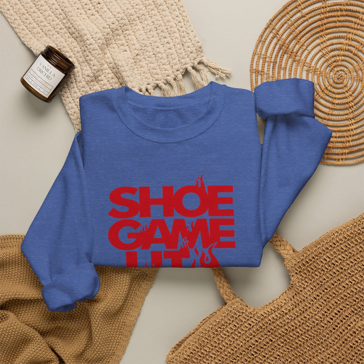 Graphic Print Crewneck Sweatshirt - POD0040 image 7