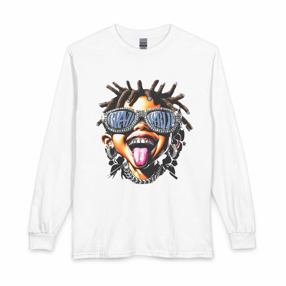 Diamond Drip Long Sleeve T-Shirt image 4