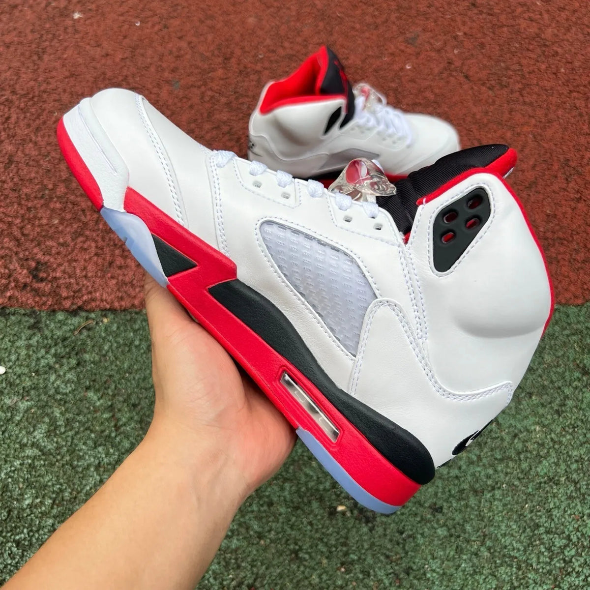 AJ 5 Fire Red 2025 Shoes Sneakers - nk0003962 image 3