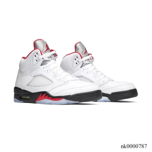 AJ 5 Fire Red Silver Tongue (2020) Shoes Sneakers - nk0000787 image 3