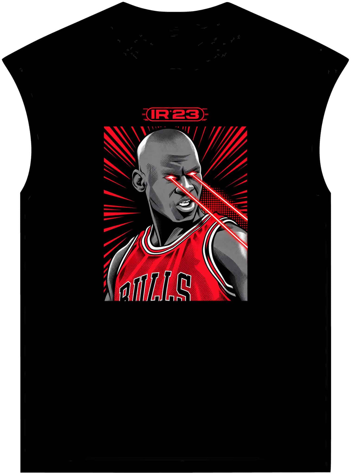 Graphic Print Unisex Garment-Dyed Muscle Tee - POD0032 image