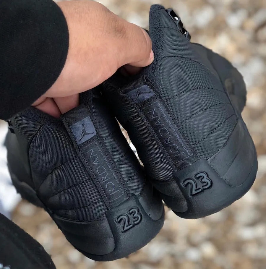 AJ 12 Retro Winterized Triple Black Shoes Sneakers - nk0001781 image 4