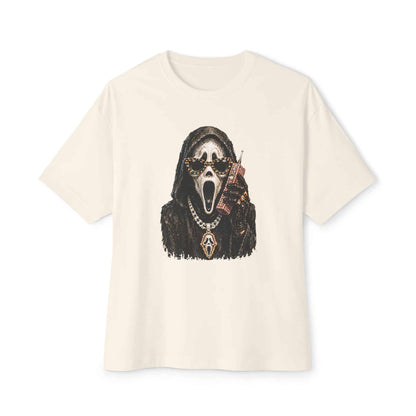 Halloween Ghostface Unisex Oversized Boxy Tee image 5