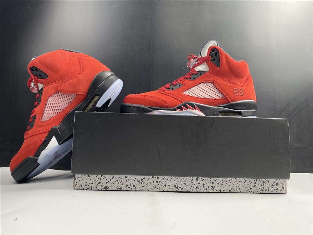AJ 5 Retro Raging Bulls Red Shoes Sneakers - nk0001400 image 6