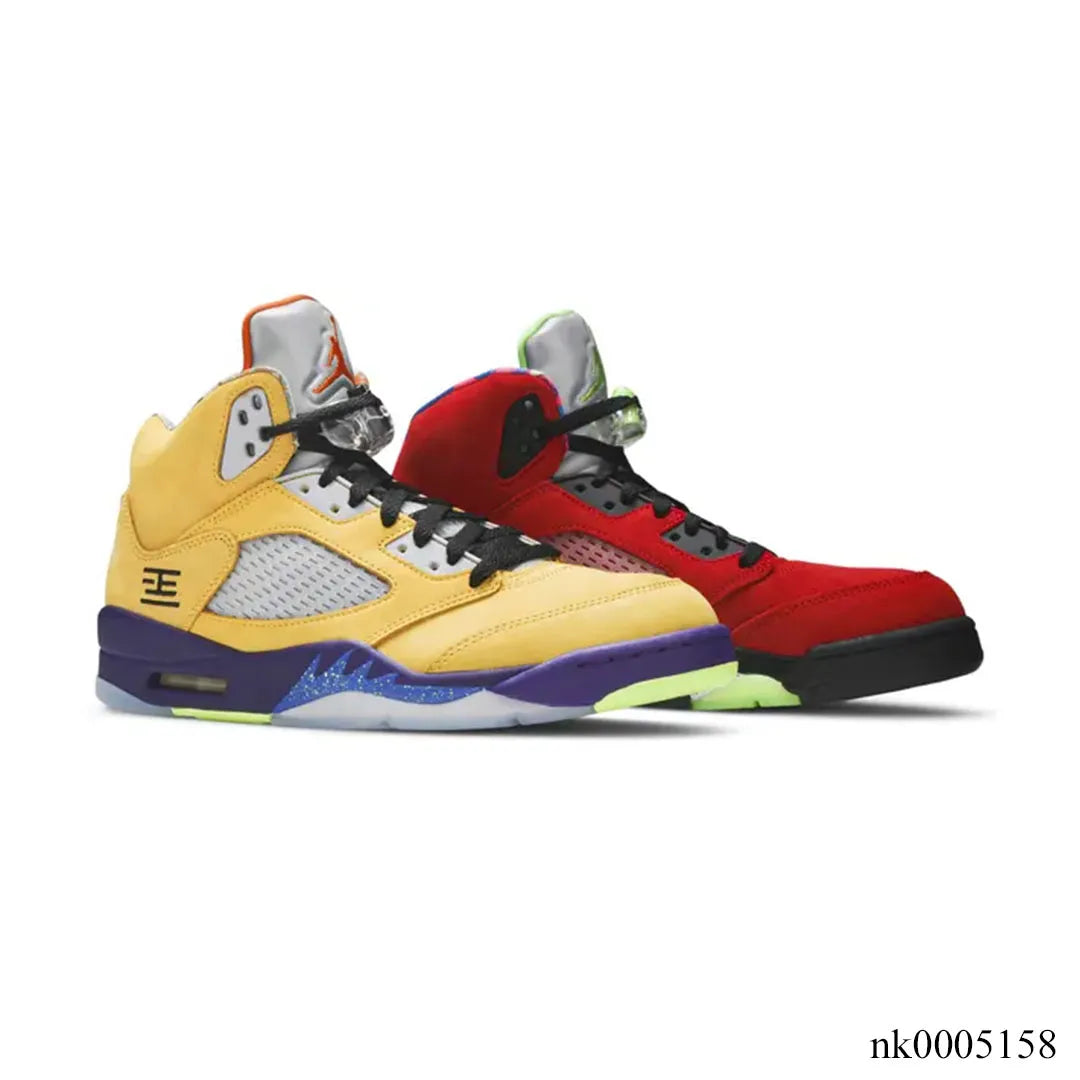 AJ 5 Retro SE What The Shoes Sneakers - nk0005158 image 2