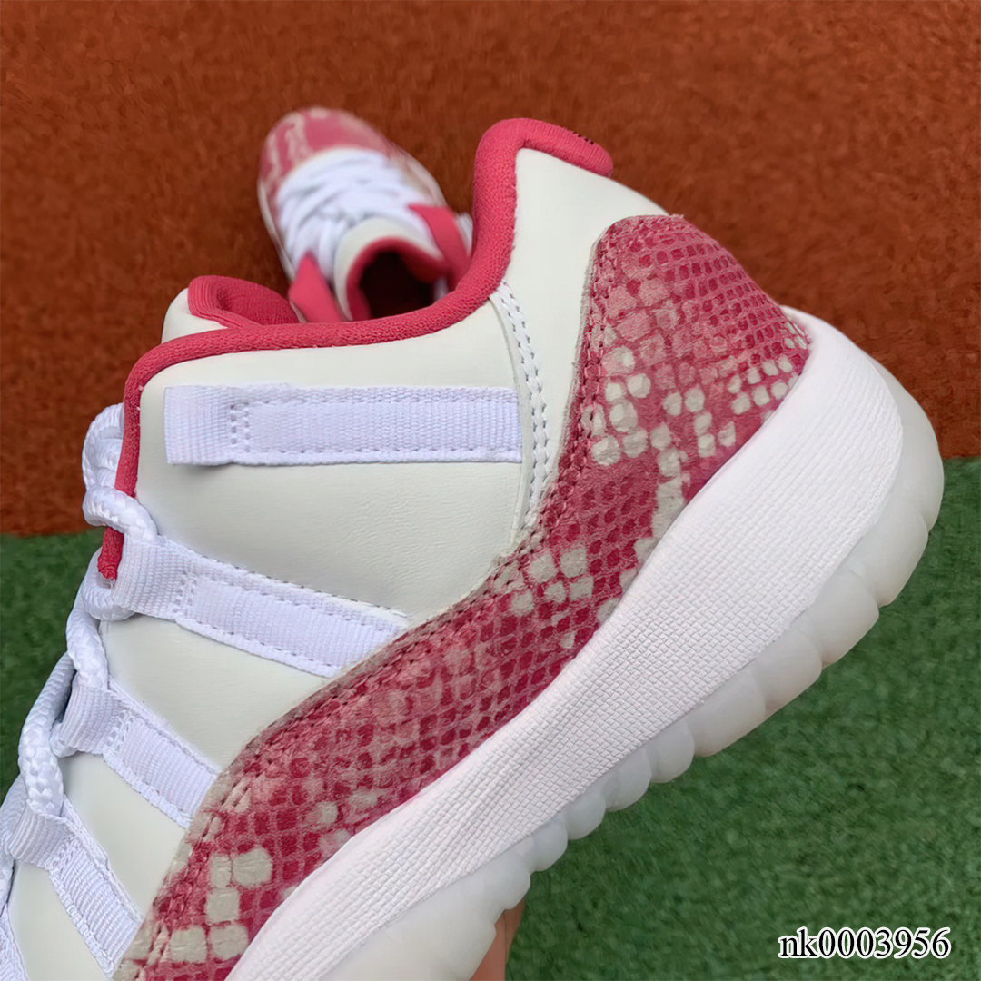 AJ 11 Low Pink Snakeskin Shoes Sneakers - nk0003956 image 9