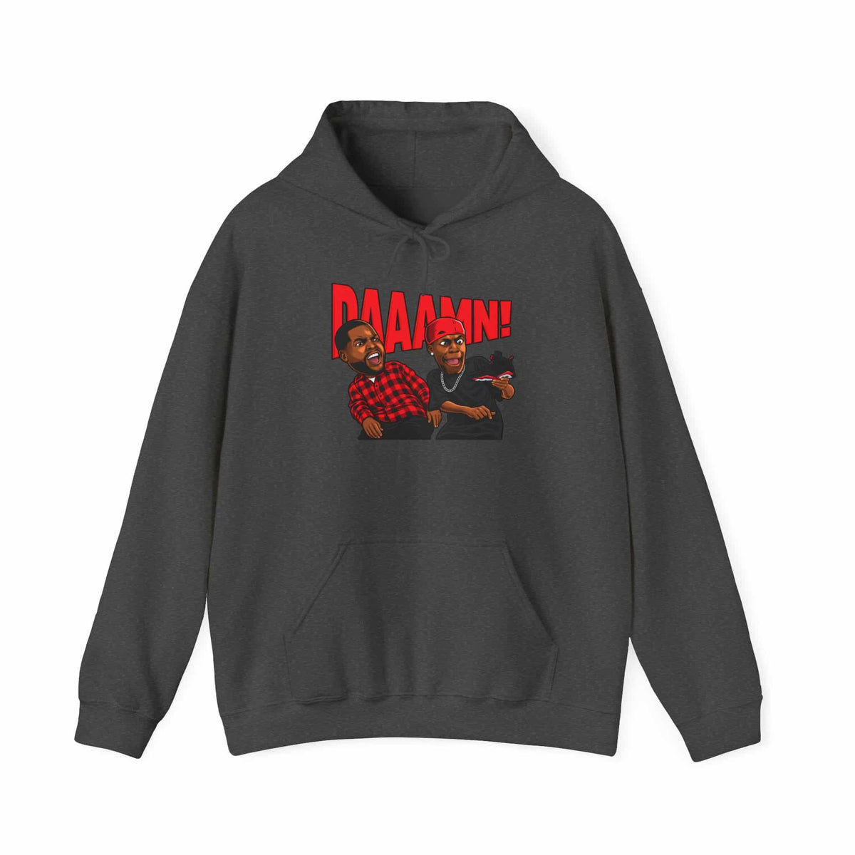Graphic Print Hooded Sweatshirt - POD0035 image