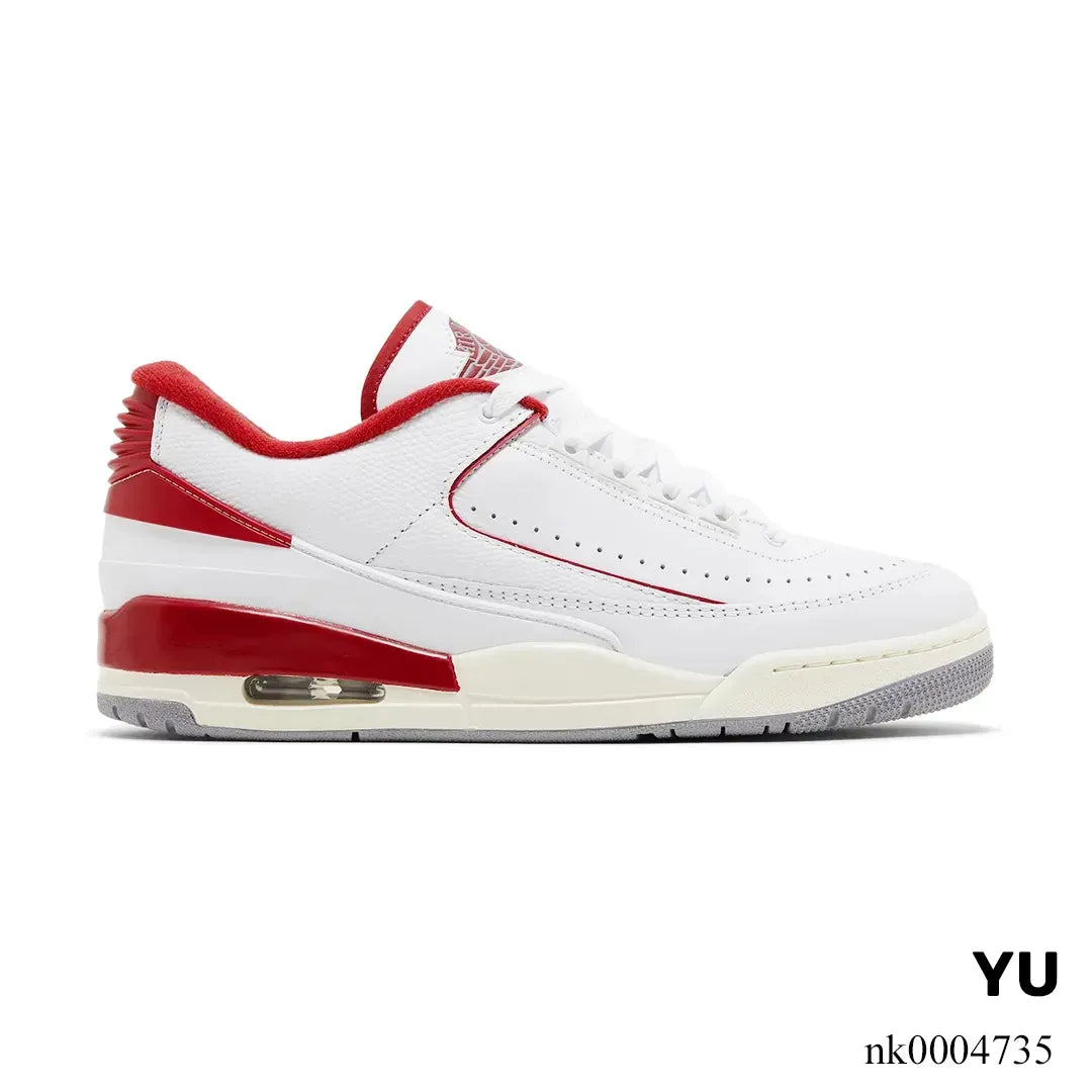 AJ 2/3 White Varsity Red Shoes Sneakers - nk0004735 image