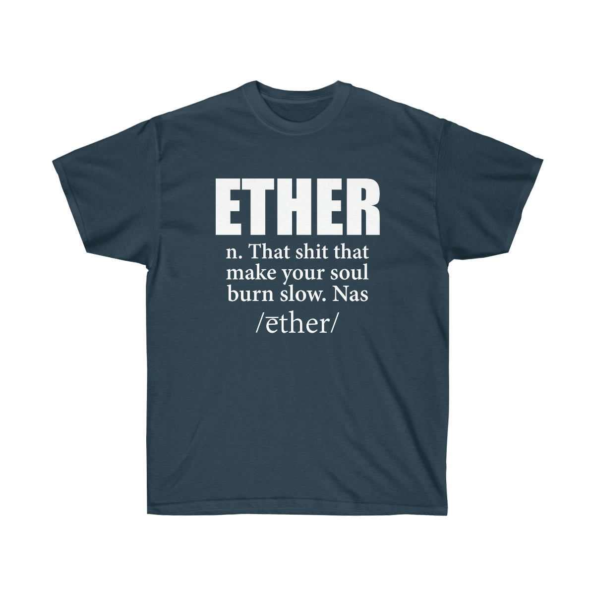 Ether Nas Men T-Shirt - Blue Dusk, S image