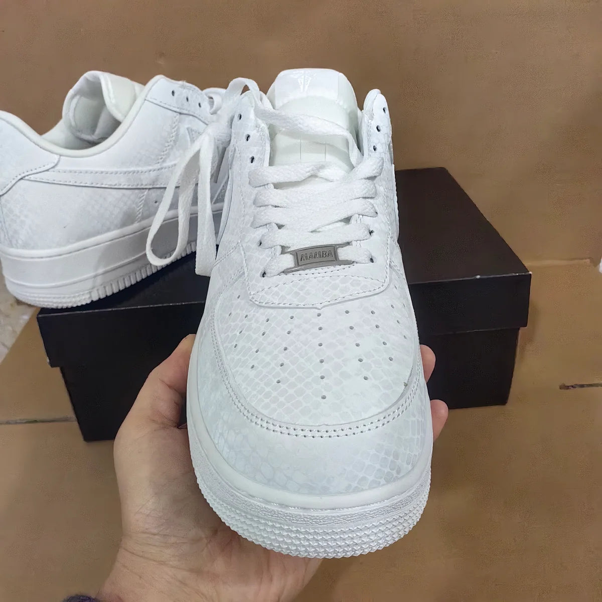 Kobe Bryant x AF 1 Low Triple White Shoes Sneakers - nk0004496 image 19