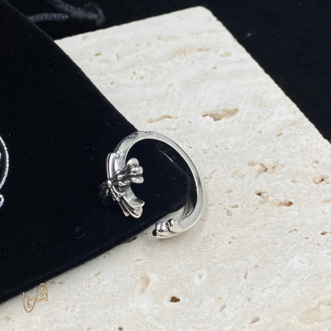 CH Silver Cross Ring - CH0085 image 3