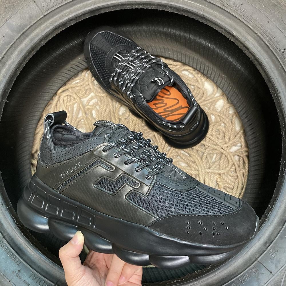 Chain Reaction Full Black Shoes Sneakers - ve0000001 image 10