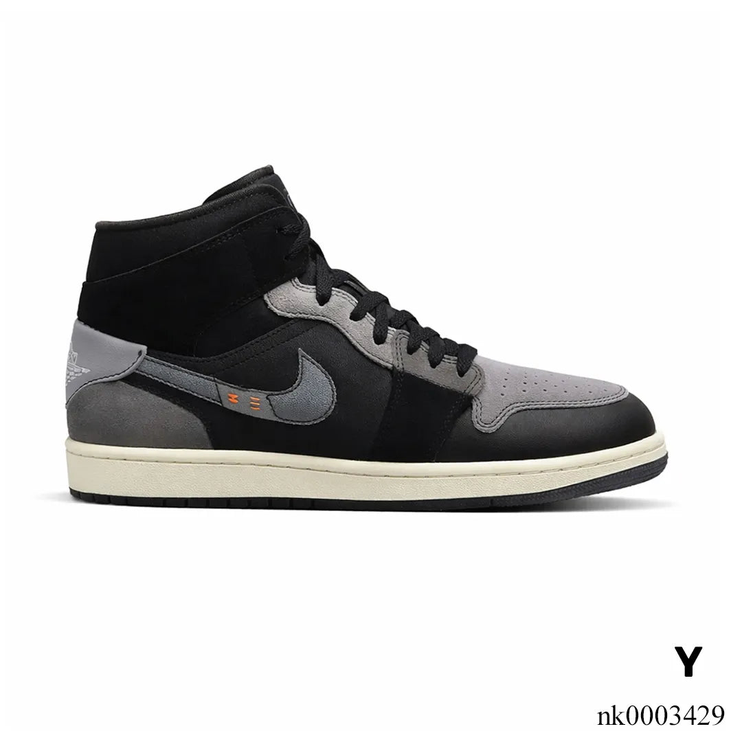 AJ 1 Mid Craft Inside Out Black Shoes Sneakers - nk0003429 image
