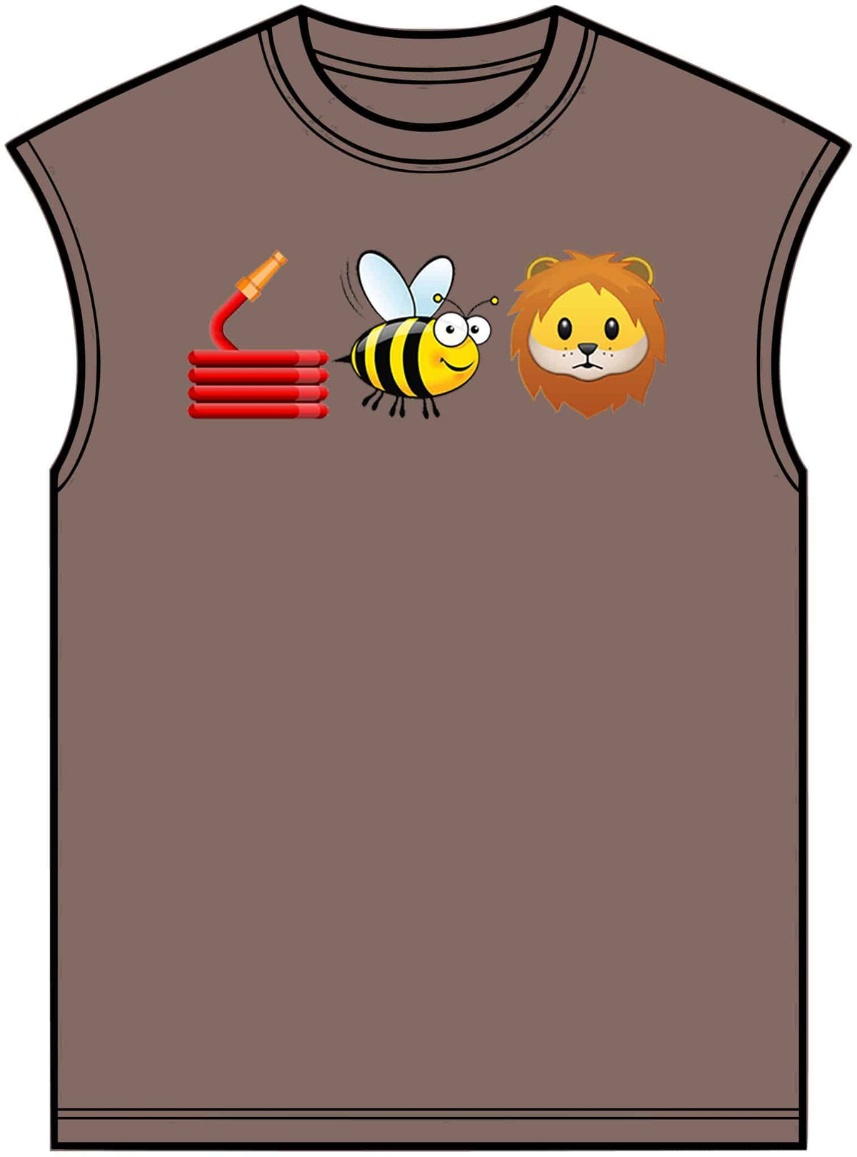 Bee Unisex Garment-Dyed Muscle Tee image