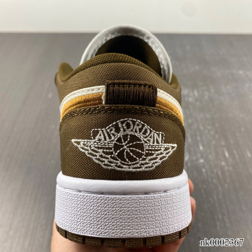AJ 1 Low Light Olive Shoes Sneakers - nk0002367 image 6