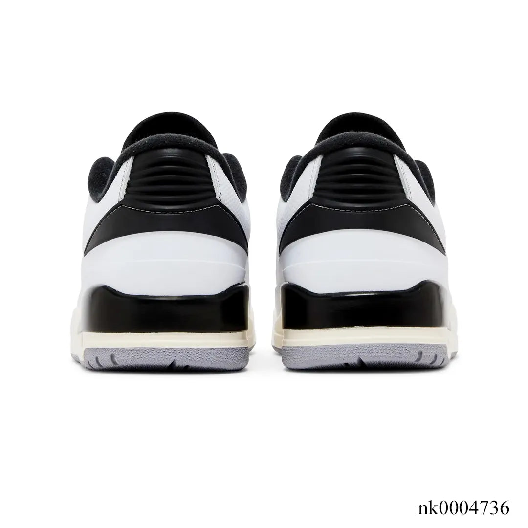 AJ 2/3 White Black Shoes Sneakers - nk0004736 image 3
