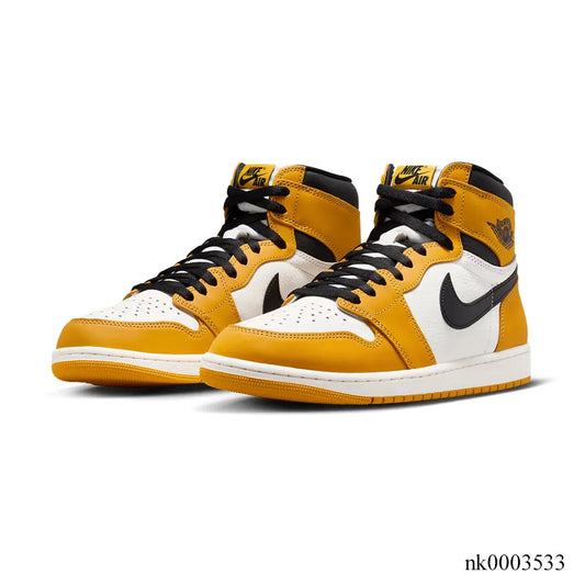 AJ 1 High OG Yellow Ochre Shoes Sneakers - nk0003533 image 2