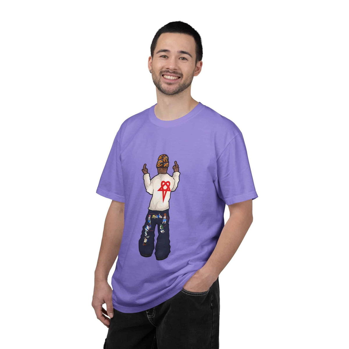 Rebel Attitude Unisex Garment-Dyed T-shirt image 53