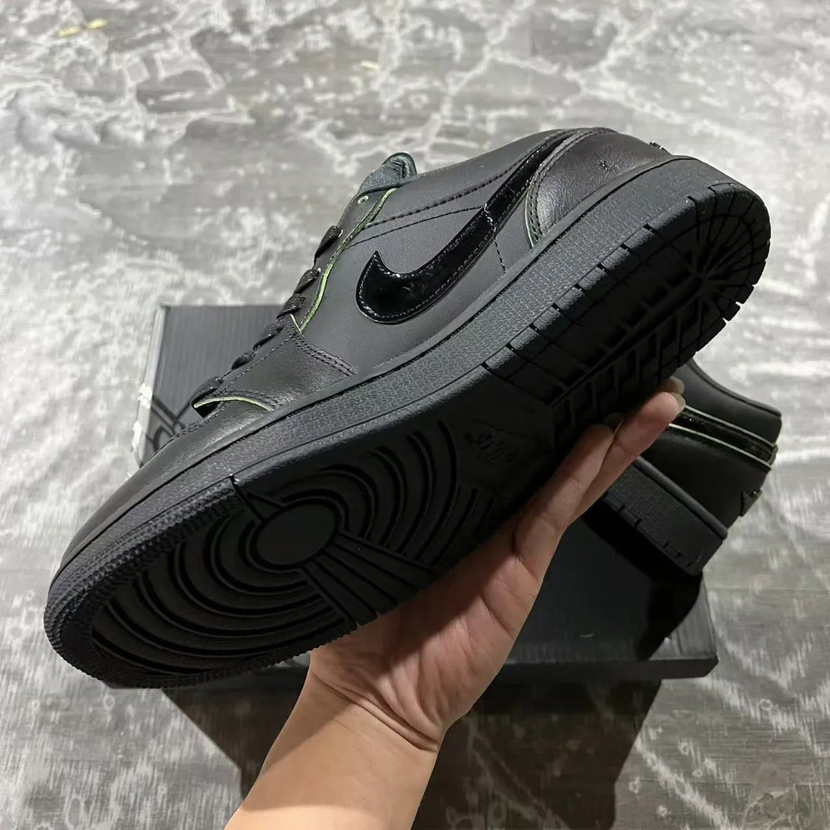 AJ 1 Low Black Cat Shoes Sneakers - nk0004119 image 12