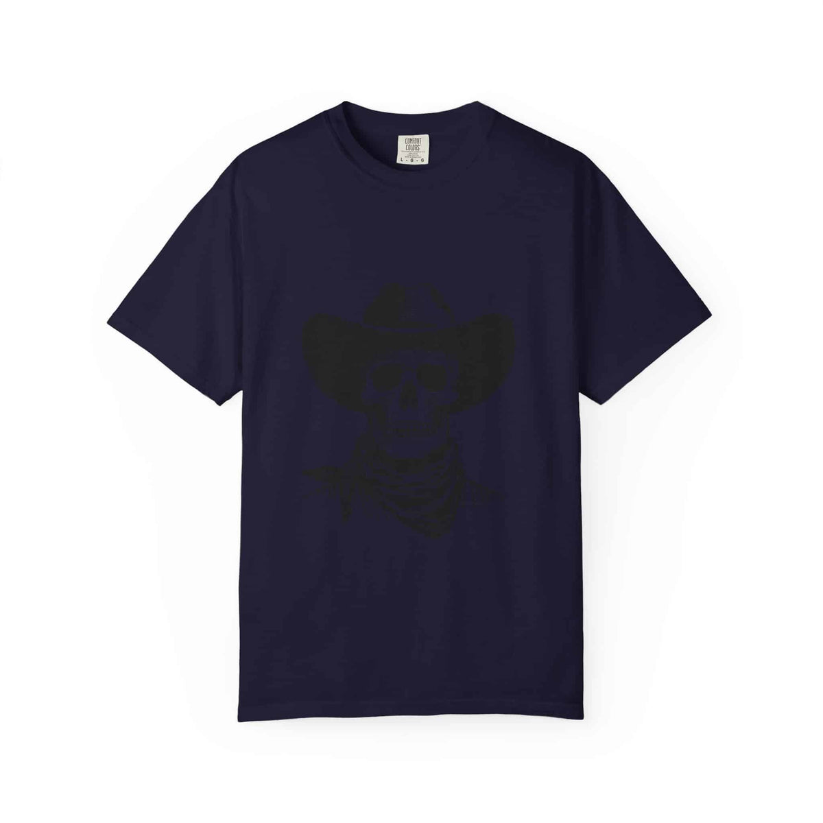 Outlaw Skull Unisex Garment-Dyed T-shirt image