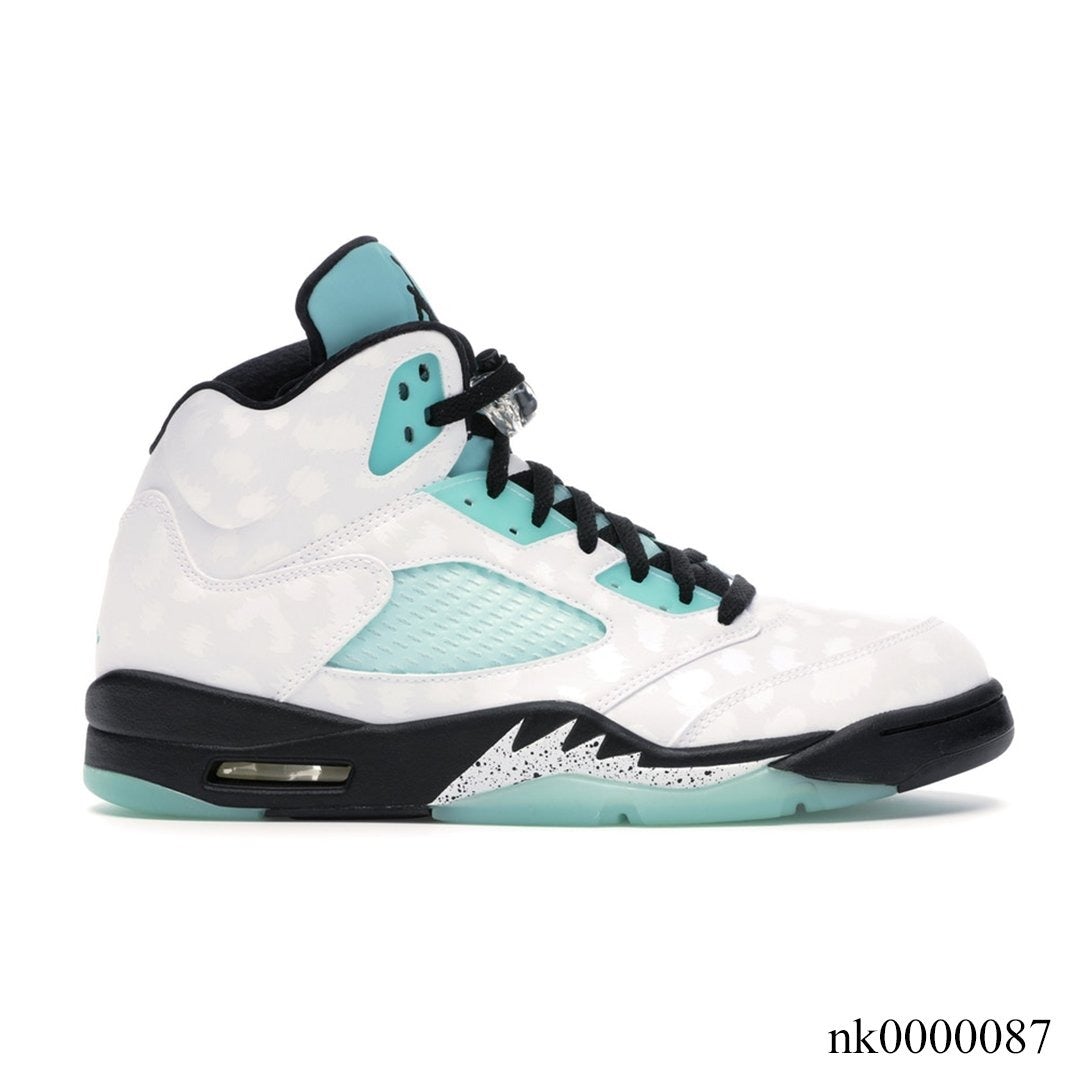 AJ 5 Retro Island Green Shoes Sneakers - nk0000087 image 0